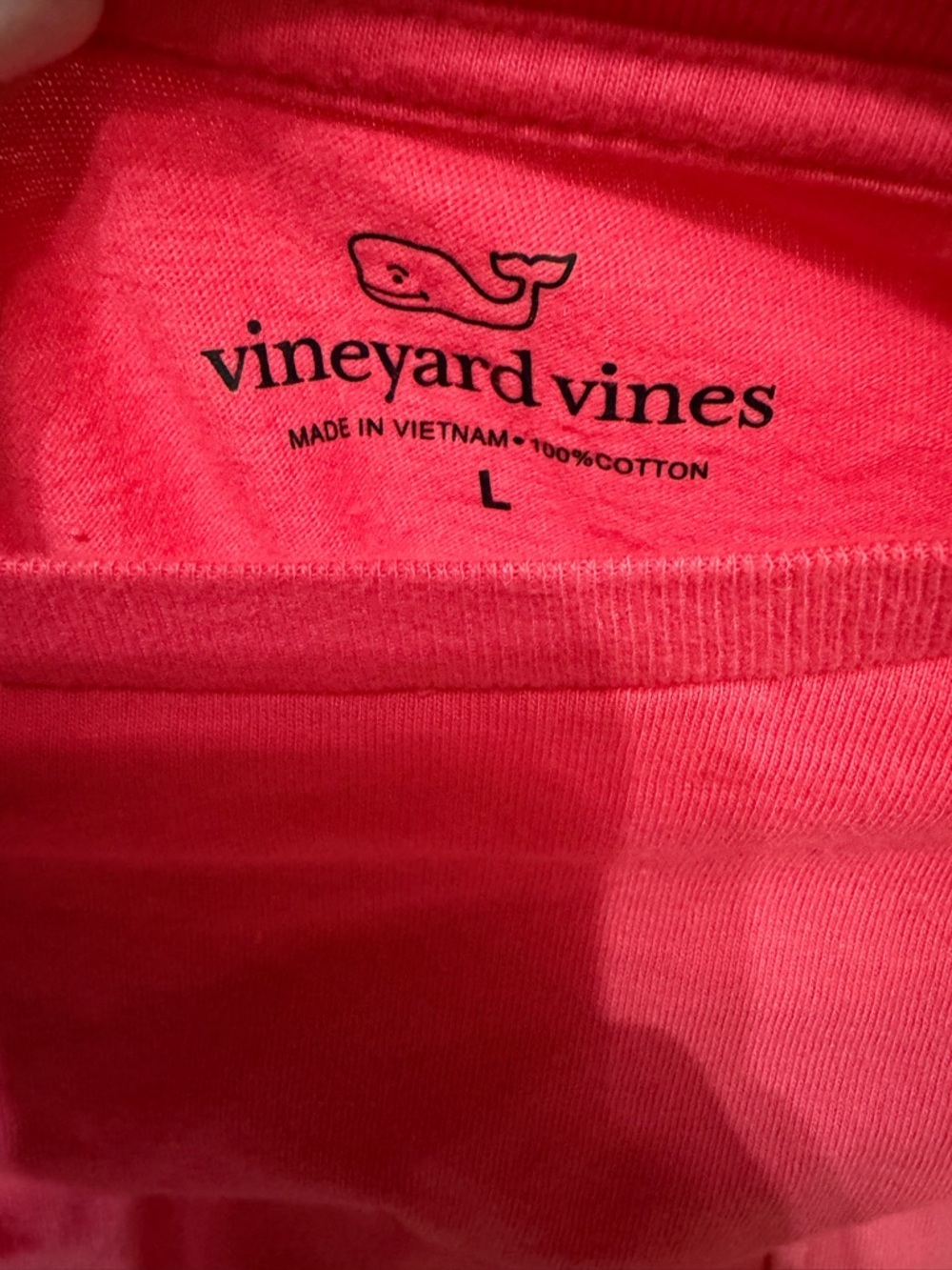 Vineyard Vines ombré Crewneck LS Tee - Picture 3 of 3